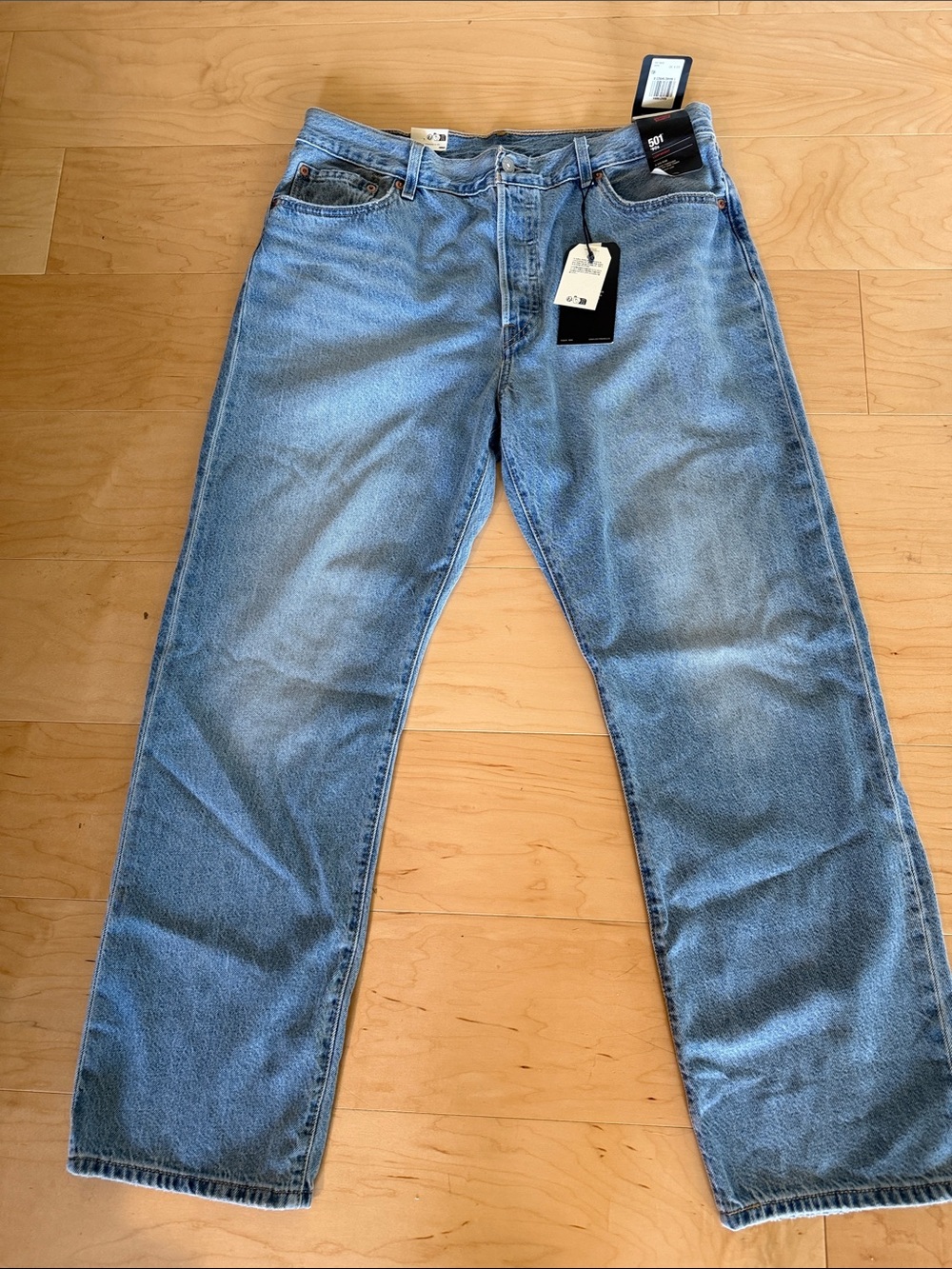 90's Lightweight Blue Jeans - Straight Fit